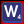 W 